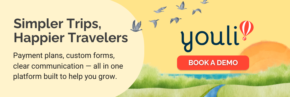 Simpler trips and happier travelers with the platform built for group travel businesses - book a demo with YouLi or try the platform for free.